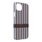 Gray Stripes iPhone 14 Pro Max Case - Angle