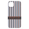 Gray Stripes iPhone 14 Pro Max Case - Back