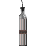 Gray Stripes Oil Dispenser Bottle (Personalized)