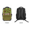 Green & Brown Toile & Chevron 15" Backpack - APPROVAL