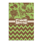 Green & Brown Toile & Chevron Posters - Matte - 20x30 (Personalized)