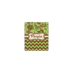 Green & Brown Toile & Chevron Canvas Print - 8x10 (Personalized)