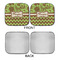 Green & Brown Toile & Chevron Car Sun Shades - APPROVAL