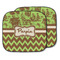 Green & Brown Toile & Chevron Car Sun Shades - MAIN