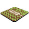 Green & Brown Toile & Chevron Coaster Set - FLAT (one)