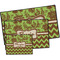 Green & Brown Toile & Chevron Door Mats - PARENT MAIN