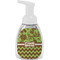 Green & Brown Toile & Chevron Foam Soap Bottle - White