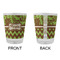 Green & Brown Toile & Chevron Glass Shot Glass - Standard - APPROVAL