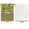 Green & Brown Toile & Chevron House Flags - Single Sided - APPROVAL