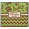 Green & Brown Toile & Chevron Medium Gaming Mats - APPROVAL