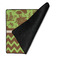 Green & Brown Toile & Chevron Medium Gaming Mats - FRONT W/FOLD