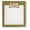 Green & Brown Toile & Chevron Notepad - Apvl