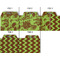 Green & Brown Toile & Chevron Page Dividers - Set of 5 - Approval