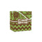 Green & Brown Toile & Chevron Party Favor Gift Bag - Matte - Main