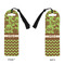 Green & Brown Toile & Chevron Plastic Bookmarks - Approval