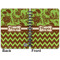 Green & Brown Toile & Chevron Spiral Journal 5 x 7 - Apvl