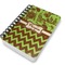 Green & Brown Toile & Chevron Spiral Journal 5 x 7 - Main