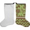 Green & Brown Toile & Chevron Stocking - Single-Sided - Approval