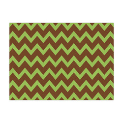 Green & Brown Toile & Chevron Large Tissue Papers Sheets - Heavyweight