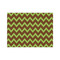 Green & Brown Toile & Chevron Tissue Paper - Heavyweight - Medium - Front