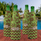 Green & Brown Toile & Chevron Zipper Bottle Cooler - Set of 4 - LIFESTYLE