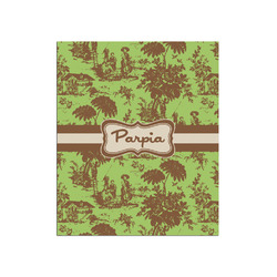 Green & Brown Toile Poster - Matte - 20x24 (Personalized)