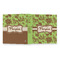 Green & Brown Toile 3 Ring Binders - Full Wrap - 1" - OPEN OUTSIDE