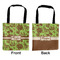 Green & Brown Toile Car Bag - Apvl