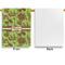 Green & Brown Toile Garden Flags - Large - Single Sided - APPROVAL