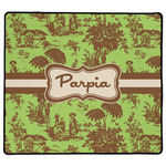 Green & Brown Toile XL Gaming Mouse Pad - 18" x 16" (Personalized)