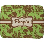 Green & Brown Toile Memory Foam Bath Mat - 48"x36" (Personalized)