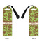 Green & Brown Toile Plastic Bookmarks - Approval