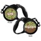 Green & Brown Toile Retractable Dog Leash - Medium Large - Apvl