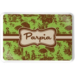 Green & Brown Toile Serving Tray (Personalized)