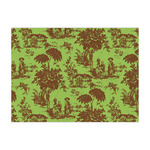 Green & Brown Toile Large Tissue Papers Sheets - Heavyweight