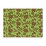 Green & Brown Toile Large Tissue Papers Sheets - Lightweight
