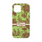 Green & Brown Toile iPhone 13 Mini Tough Case - Back