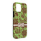 Green & Brown Toile iPhone 13 Pro Max Tough Case - Angle