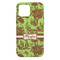 Green & Brown Toile iPhone 13 Pro Max Tough Case - Back