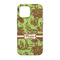 Green & Brown Toile iPhone 13 Pro Tough Case - Back