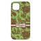 Green & Brown Toile iPhone 14 Pro Max Tough Case - Back