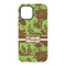 Green & Brown Toile iPhone 15 Tough Case - Back