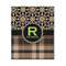 Moroccan Mosaic & Plaid 16x20 Wood Print - Front View