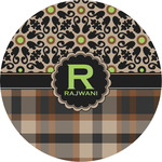 Moroccan Mosaic & Plaid Multipurpose Round Labels - 2" (Personalized)