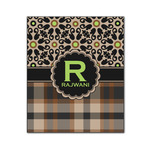 Moroccan Mosaic & Plaid Wood Print - 20x24 (Personalized)