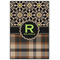 Moroccan Mosaic & Plaid 20x30 Wood Print - Front View