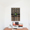 Moroccan Mosaic & Plaid 24x36 - Matte Poster - On the Wall