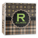 Moroccan Mosaic & Plaid 3-Ring Binder - 2 inch (Personalized)