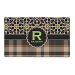 Moroccan Mosaic & Plaid 3' x 5' Patio Rug (Personalized)