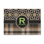 Moroccan Mosaic & Plaid 4' x 6' Patio Rug (Personalized)